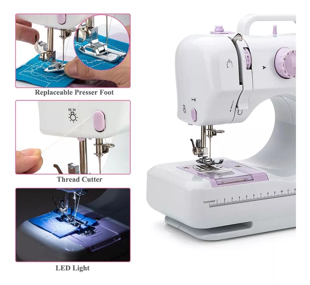 Miniatura 2 de Maquina De Coser 12 Puntadas Con Soporte